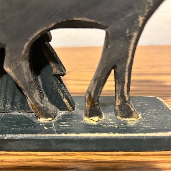 Rustic Black Moose and Tree Decor - Picture 9 of 9